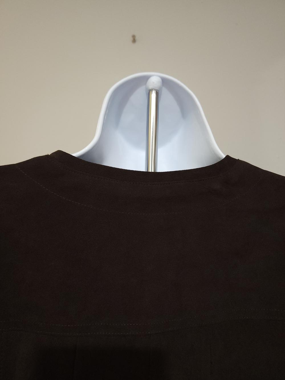 Kim Rogers Dark Brown Suede Swing Cape Jacket - Picture 10 of 16